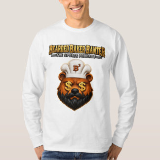Baardige Bakker Broers Grote Gezicht Beer T-shirt