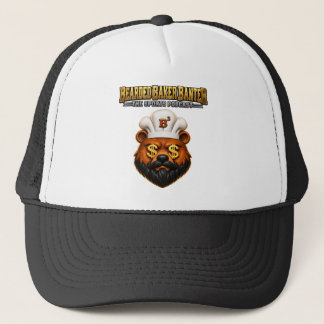Baardige Bakker Broers Grote Gezicht Beer Trucker Pet