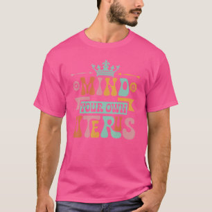 Baarmoeder Kleurrijke Feministische Empowerment Vr T-shirt