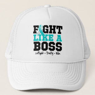 Baarmoederhalskanker als een boog trucker pet