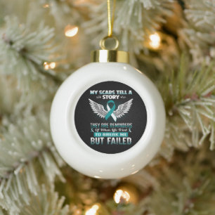 Baarmoederhalskanker Vrouwen Keramische Bal Ornament