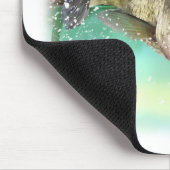 baars, groen muismat (Hoek)