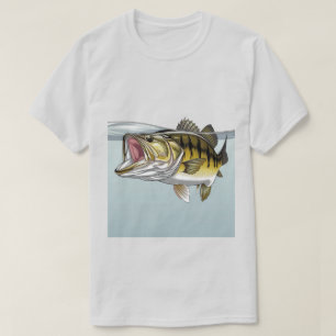 Baars met grote bek t-shirt