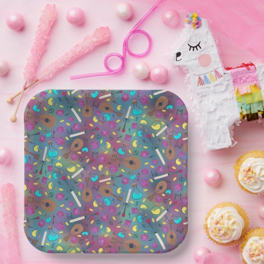 Baarten en tabletops papieren bordje (Feest)