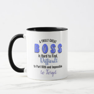 baas appreciatie Gift A echt geweldige baas is har Mok