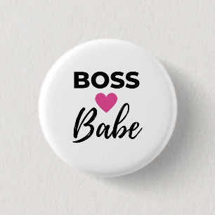 Baas Babe 2 Ronde Button 3,2 Cm