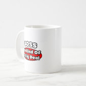 Baas...Big Deal Koffiemok (Voorkant links)