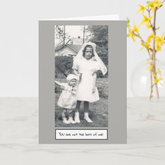 Baas Dag Kaart (Gele Bloem)