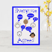 baas dag kaart (Gele Bloem)