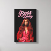 Baas Dame Canvas Print (Voorkant)