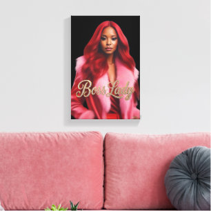 Baas Dame Canvas Print