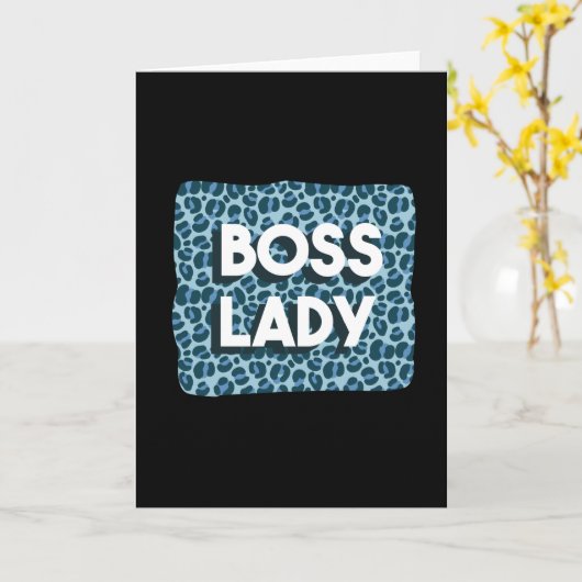 Baas Dame Kaart (Gele Bloem)