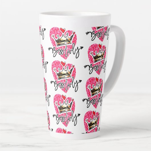 Baas Dame Latte Mok (Rechterhoek)