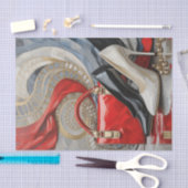 Baas dame op punt, moderne vrouw tissuepapier (Craft)