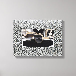 Baas Dame Opgespannen Canvas Print