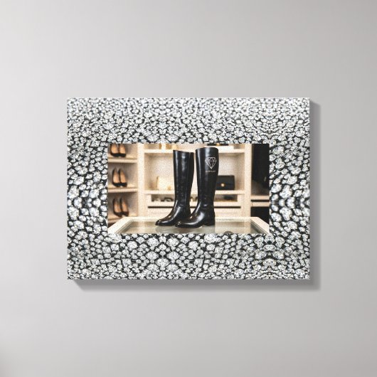 Baas Dame Opgespannen Canvasprint Canvas Afdruk (Voorkant)