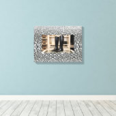 Baas Dame Opgespannen Canvasprint Canvas Afdruk (Insitu (Houten vloer))