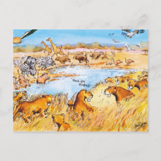 Baas je! briefkaart