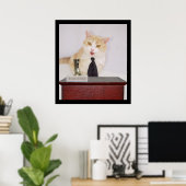 Baas-Kat Poster (Thuiskantoor)