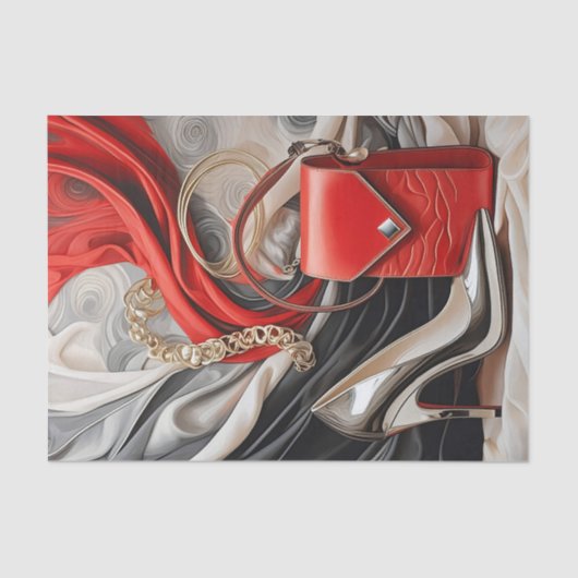 Baas Lady dag of nacht, moderne vrouw Tissuepapier (Voorkant)