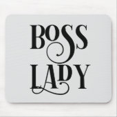 Baas Lady Kantoor Work Humor Muismat (Voorkant)