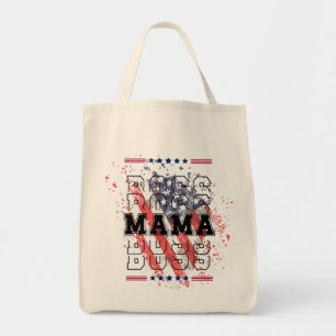 Baas Mama Patriottisch Tas Sterke moeder canvas