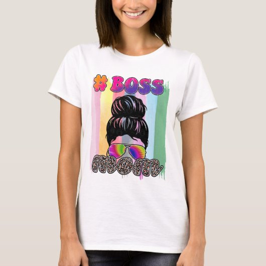 Baas Moeder - Moederdag T-shirt (Voorkant)