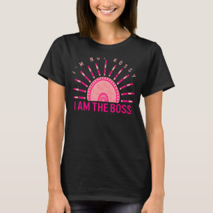 Baas Niet Bazig Hoge Hak Sandalen Moeder Dame Baas T-shirt