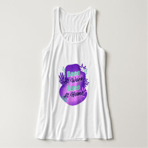Baas Op Het Werk Baas Thuis Werkende Moeder T-shir Tanktop