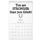 Baas Panda Positieve offertes Agenda Kalender (Feb 2027)