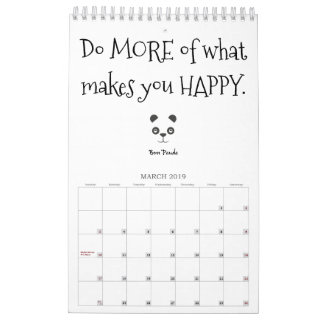 Baas Panda Positieve offertes Agenda Kalender