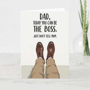 Baas Papa Grappig Moment Kaart