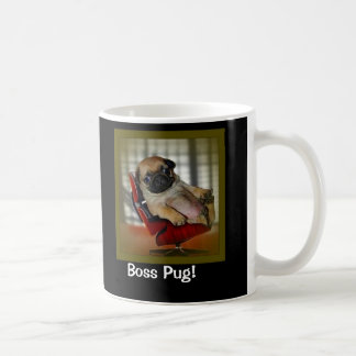 Baas Pug. Koffiemok