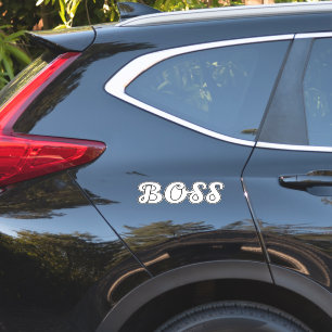 BAAS SCHATTIG ONTWERP STICKER