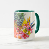 Baas Tropische Hibiscus Ananas Geschenk