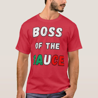 Baas van de Italiaanse saus Funny T-shirt