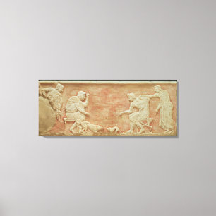 Baas voor dieren canvas afdruk