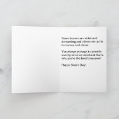 Baas's Day Beste Baas ooit Kaart (Binnen)