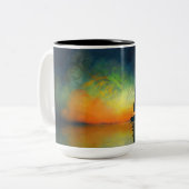 Baba 35 Zeilboot Tweekleurige Koffiemok (Voorkant links)