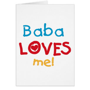 Baba aime mes t-shirts et cadeaux