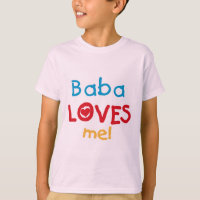 Baba aime mes t-shirts et cadeaux