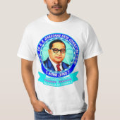 Baba Bheem Rao Ambedkar - Voorvechter van Gelijkhe T-shirt (Voorkant)