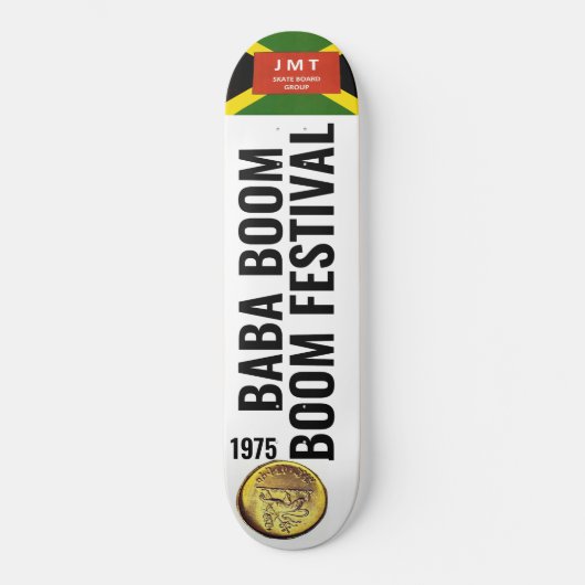 BABA BOOM BOOM 1975 Skateboard (Recto)