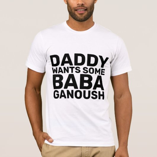 BABA GANOUSH MANNEN DAD T-Shirts (Voorkant)
