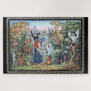 BABA JAGA RUSSIAN FOLKLORE LEGPUZZEL