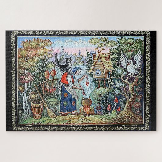 BABA JAGA RUSSIAN FOLKLORE LEGPUZZEL (Horizontaal)