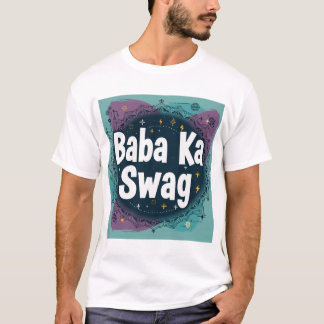 Baba Ka Swag | Krachtige Desi Abstracte Hindi Graf T-shirt