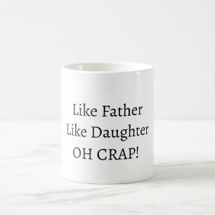 Baba/Mama net als dochter/zoon koffiemok Magische Mok
