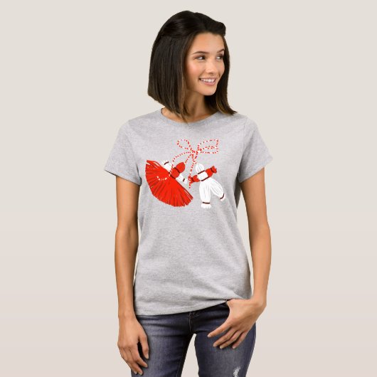 Baba Marta Day Martenitsa T-shirt (Voorkant volledig)