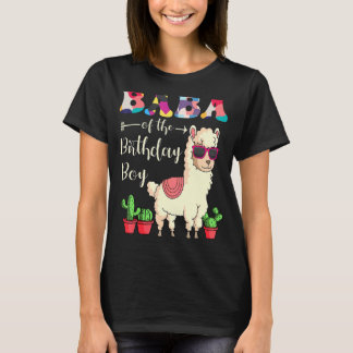 Baba of the Birthday Boy Lama Bday Celebrat T-shirt
